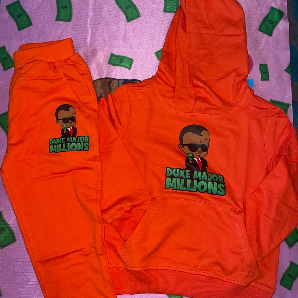 Duke major millions kid’s jogging suites for boys